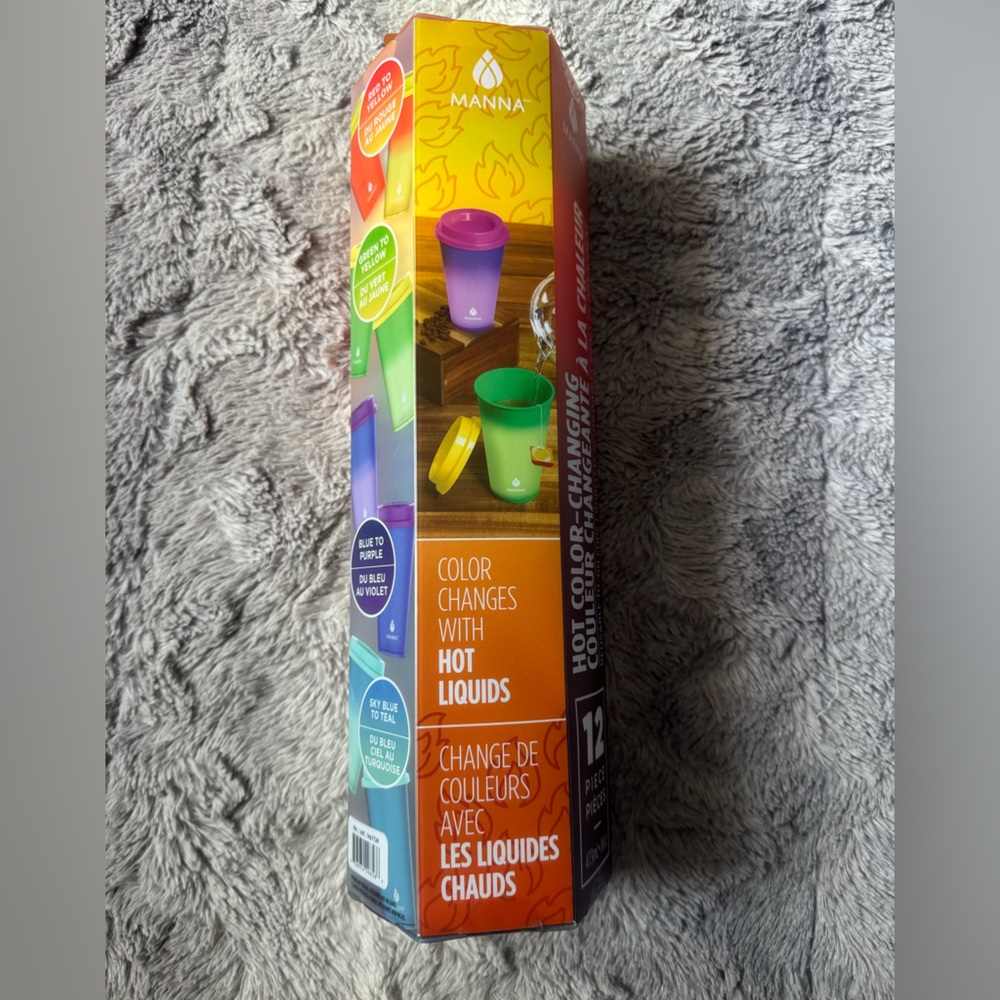 Manna Color-Changing Cups Set of 12 473 ml 16 oz